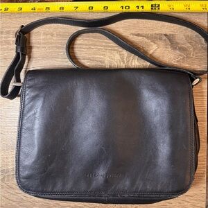 Derek Alexander Black Leather Purse - Vintage